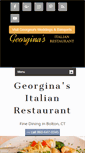 Mobile Screenshot of georginasrestaurant.com